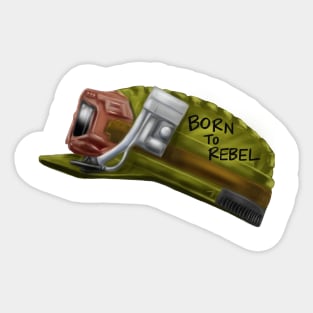 Born to Rebel Sticker